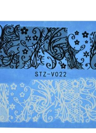 Наклейки для ногтей stz-v022