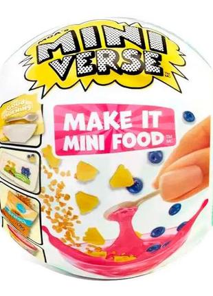 Ігровий набір miniverse mini food 3 створи кафе сюрприз (505396)