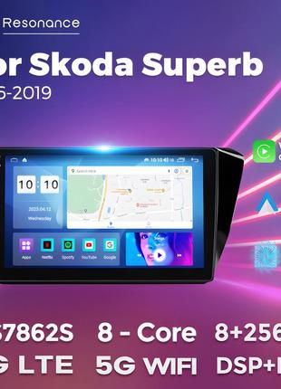 Штатная магнитола skoda superb 3 (3v) (2016-2019) m150l (2/32 гб), hd (1024x600) gps carplay