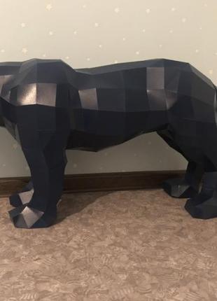Paperkhan набір для створення 3d фігур лев тигр кіт паперкрафт papercraft подарунок іграшка сувенір конструктор для творчості