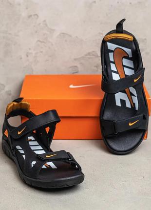Мужские кожаные сандалии nike ns or