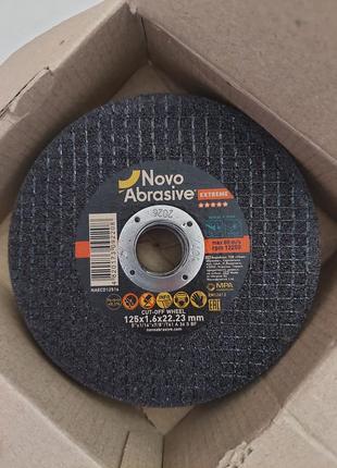 Круг відрізний для металу novoabrasive 125/1,6
