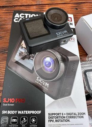 Екшн-камера sjcam sj10 pro dual screen