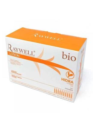 Ампули лосьйон для реконструкції волосся raywell bio hidra lotion 10 ампул в одній упаковці оригінал2 фото