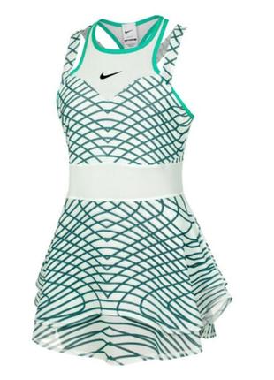 Теннисное платье nike court roland garros slam dress новое оригинал