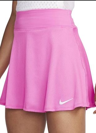 Юбка nike ourt advantage dri-fit tennis skirt pink теннисная юбка новая оригинал