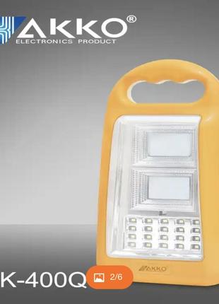 Фонарь лампа кемпинговый аварийный akko hk-400 b t фонарик led светодиодный подвесной