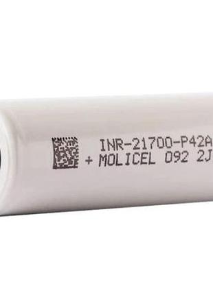 Акумулятор molicel 21700 p42a (4200mah), 45a, original