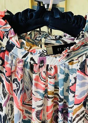 🎈🍎красивое 👗 платье шифон с воланом🍑