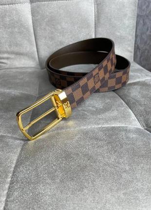 Ремінь шкіряний у стилі louis vuitton