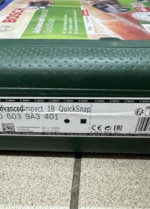 Акумуляторний дриль-шурупокрут bosch advancedimpact 18v quick snap (06039a3401) новий! 6