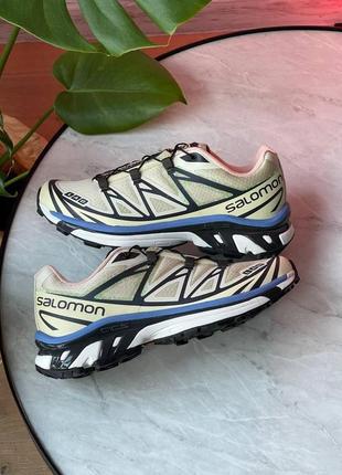 Женские кроссовки salomon xt-6 mindful 2 beige 37-38-39-40
