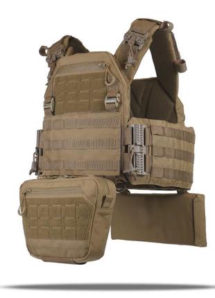 Плитоноска kiborg gu gen.2 + 2 підсумки з балістичним захистом 1 класу койот