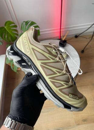 Женские кроссовки salomon xt-6 clear safari magnet vanilla ice 36-37-38-39-40-41