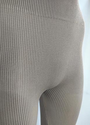 Лосинки в рубчик 3