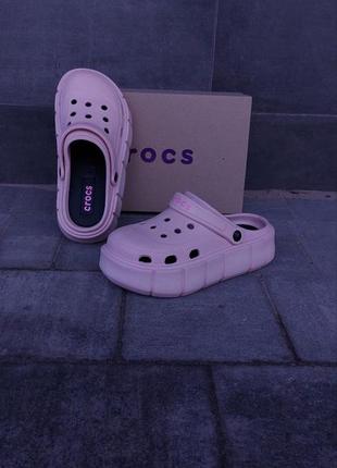Новинка 2024!!! шлепки женские кроксы сабо crocs