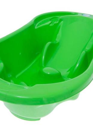 Ванночка "комфорт"  2 в 1 анатомічна (зелений)