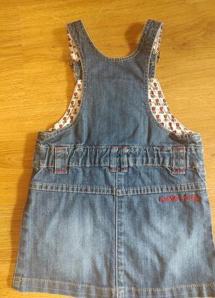 Сарафан джинсовый hello kitty h&amp;m