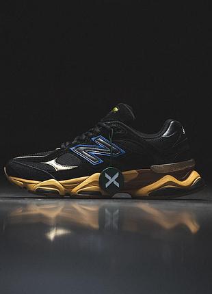 Мужские кроссовки new balance 9060 black beige blue