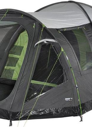 Палатка пять местная high peak santiago 5.0 light grey/dark grey/green (11802)