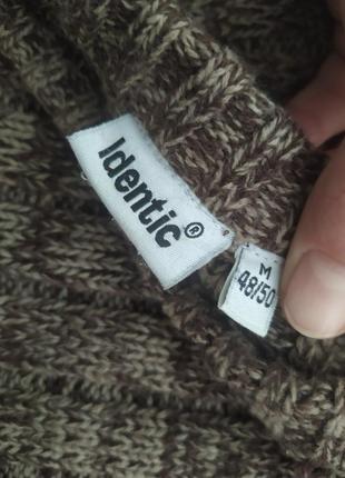 Чоловічий светер коричневий 4