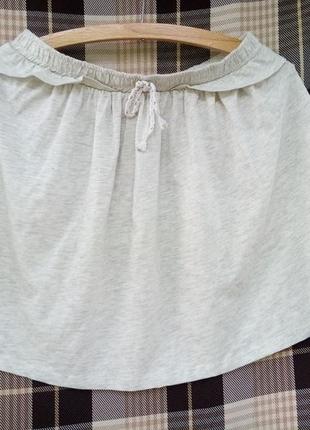 Трикотажна, легка спідничка mango, xs/s