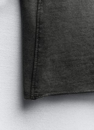 Сіра oversize футболка zara6 фото