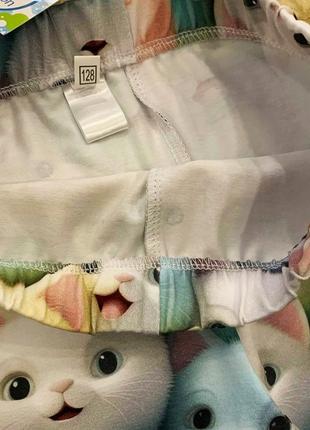 Дитячі легінси кольорові кошенята five stars 98р-140р