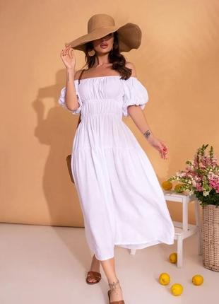 Платье для женщин цвет белый размер l/xl fi_010677