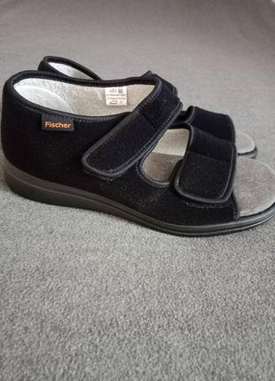 Сандалії діабетичні на широку ногу fischer dr. orto