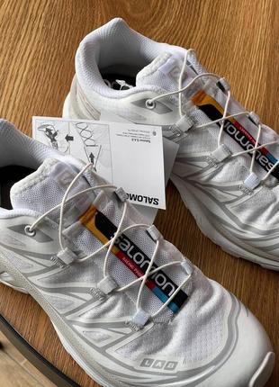 Мужские кроссовки salomon xt-6 adv white lunar rock 40-41-43-44