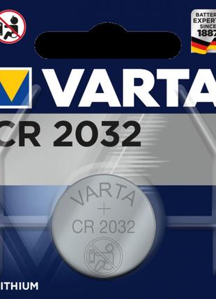 Літієва батарейка varta lithium cr 2032 1 шт