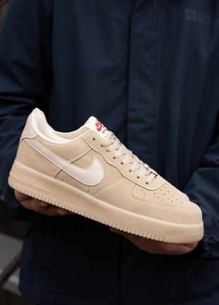 Чоловічі кросівки nike air force beige
