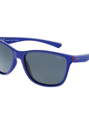 Сонцезахисні окуляри invu kids прямокутні сині з помаранчевим (k2105c)