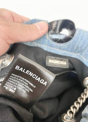 Сумка в стилі balenciaga джинс мішок 7