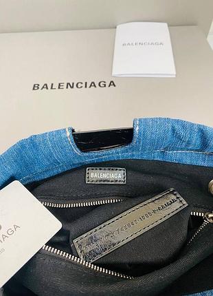 Сумка в стилі balenciaga джинс мішок 9