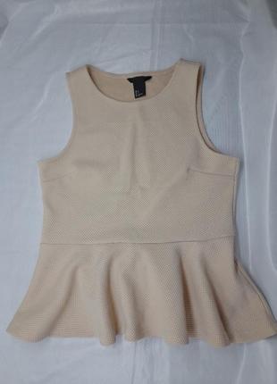 Майка блуза с баской