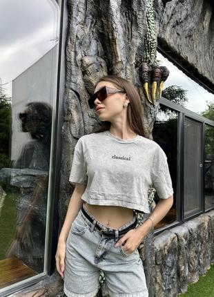 Топ с принтом🩶
