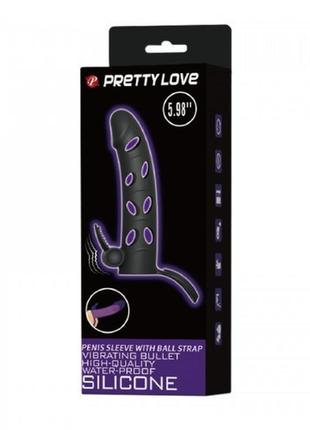 Насадка-удлинитель pretty love с вибрацией 7