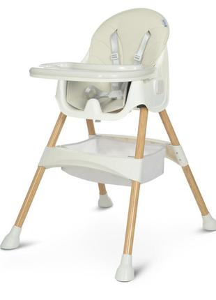 Стільчик для годування bambi white wood (m 4136-2 white wood)