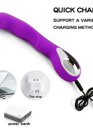 Вибратор g-spot с ручкой usb 5