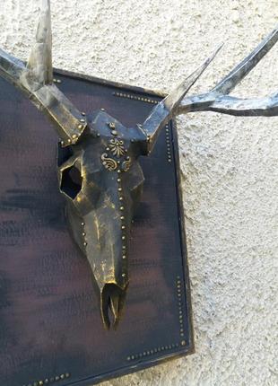 Paperkhan сборная модель фигура пазл череп голова паперкрафт papercraft подарок сувернир игрушка конструктор