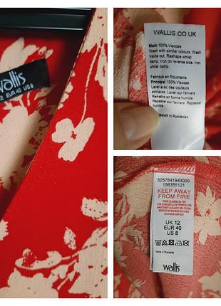Платье из вискозы с разрезом по ноге 14/42 👗👜👠🎀🎀🎀 5