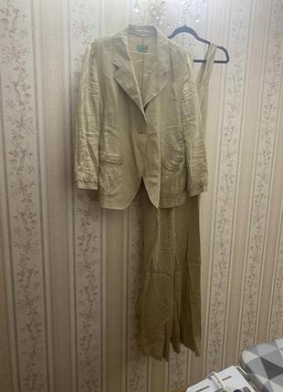 Костюм лен benetton