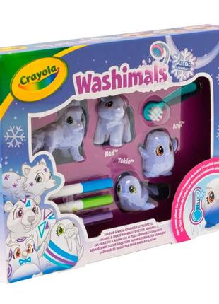 Набір для творчості crayola washimals арктичні тварини (74-7514-w)1 фото