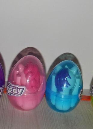 4шт my little pony іграшка в яйці.