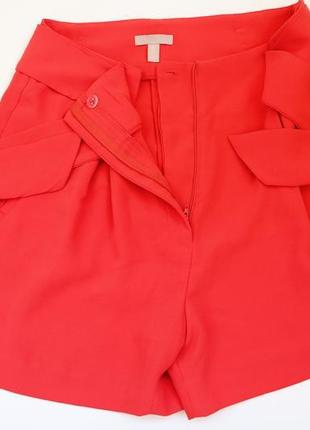 Яркие нарядные шорты с карманами и поясом h&m4 фото