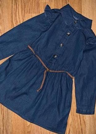 Джинсовое платье