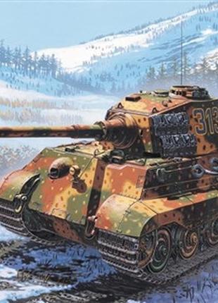 Збірна модель italeri (1:72) танк королівський тигр 2