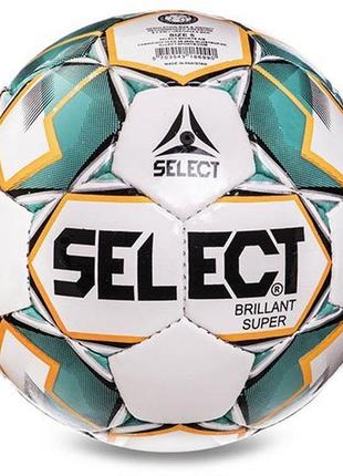 М'яч футбольний st brillant super fifa replica fb-2966 fdso №5 біло-зелений (57508136)2 фото